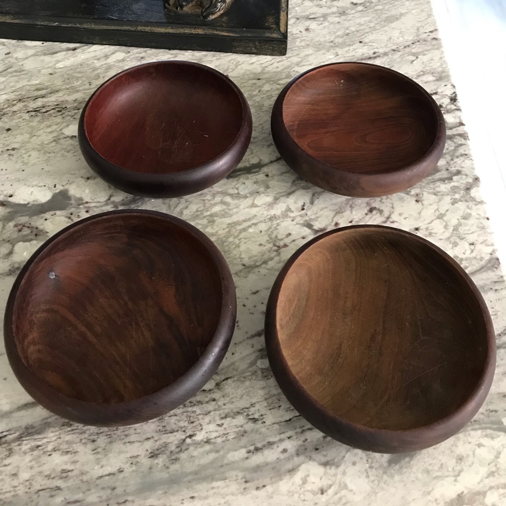 Black walnut bowls
